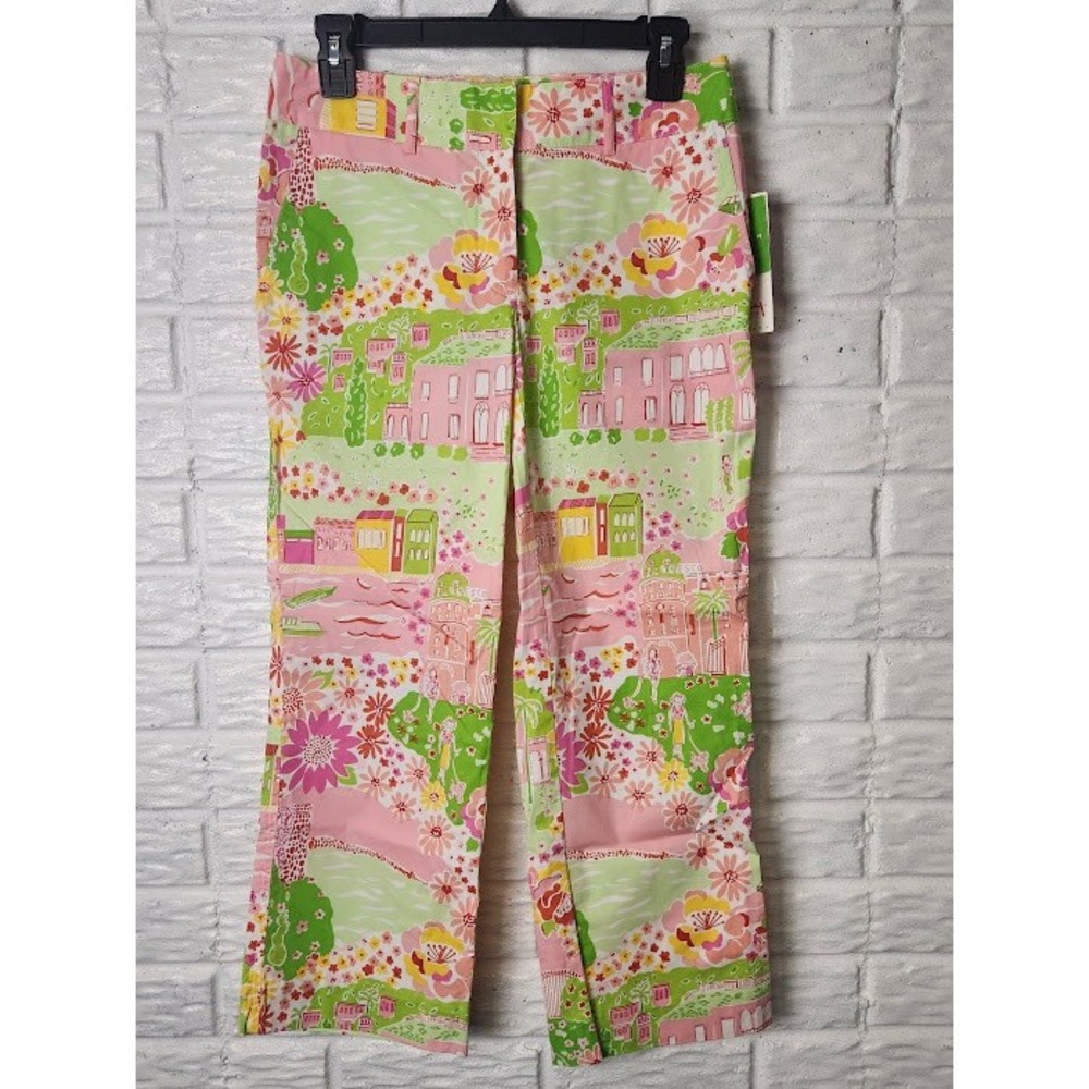 NWT Lilly Pulitzer RARE print Palm Beach Liza Capri Mediterranean Sz 2